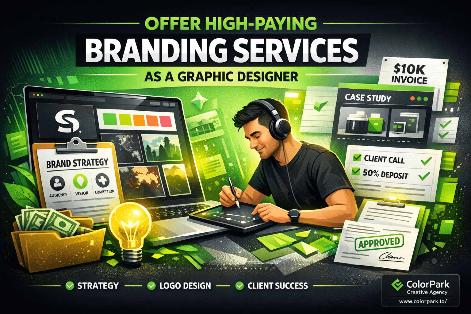 How to Offer High-Paying Branding Services as a Graphic Designer 
